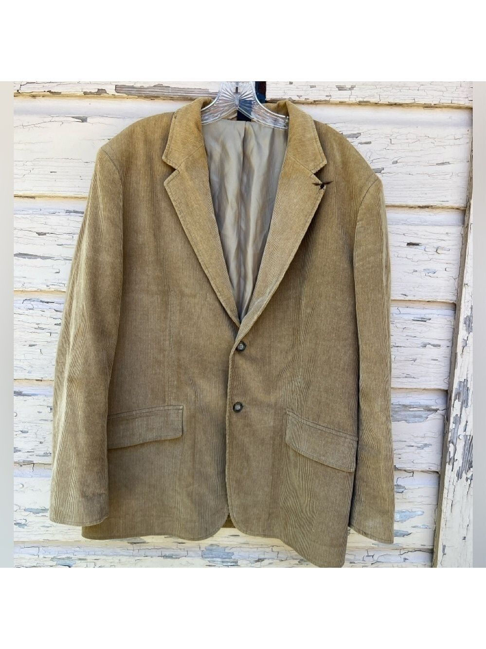 Vintage Liz Claiborne Corduroy Fall Business Casual Two-Button Blazer Jacket 44